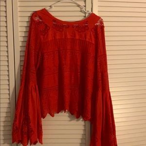 Free People Crochet Top